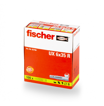 ACC-D-UX6R univerzální hmoždinka Fischer UX 6 R